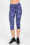 Legginsy 3/4 Dual Space z kieszeniami po bokach Ornamo Viola