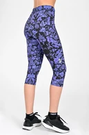 Legginsy 3/4 Dual Space z kieszeniami po bokach Ornamo Viola - packshot