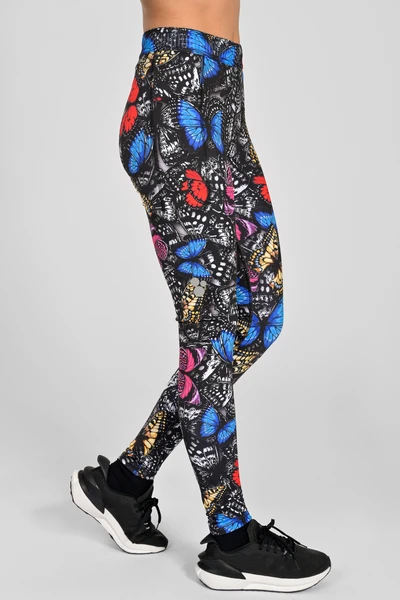 Legginsy Dual Space z kieszeniami po bokach Butterfly