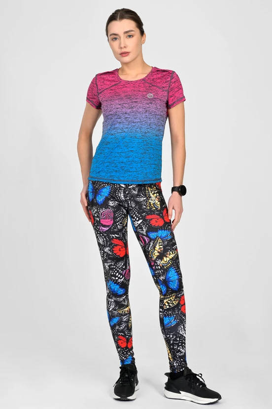 Legginsy Dual Space z kieszeniami po bokach Butterfly - packshot