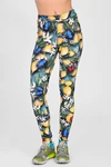 Legginsy Dual Space z kieszeniami po bokach Limone