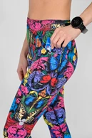 Legginsy Dual Space z kieszeniami po bokach Mosaic Ritmo - packshot