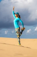 Legginsy petite z pasem Pro Limone - packshot