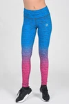 Legginsy petite z pasem Pro Melange Azzurro-Rosa
