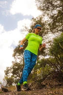 Legginsy regular z pasem Basic Ornamo Azzurro - packshot