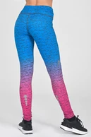 Legíny petite s pásem Pro Melange Azzurro-Rosa - packshot