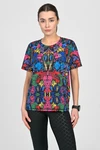 Loose sports T-shirt Mosaic Ritmo