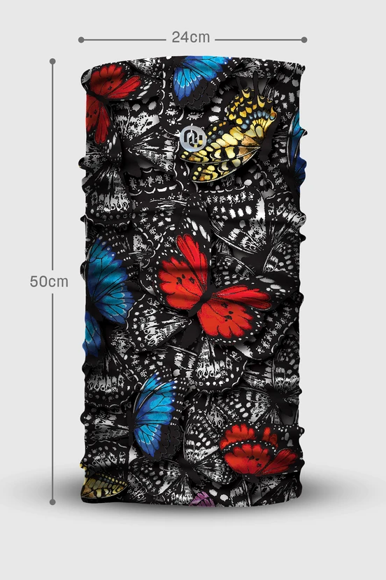 Multifunctional sports snood Butterfly - packshot