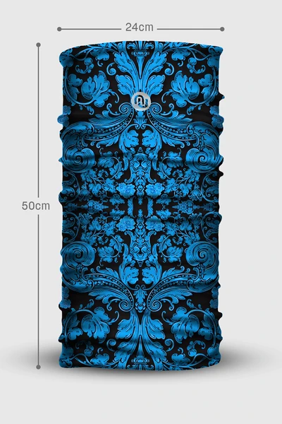 Multifunctional sports snood Ornamo Azzurro