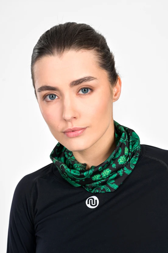 Multifunctional sports snood Ornamo Verde - packshot