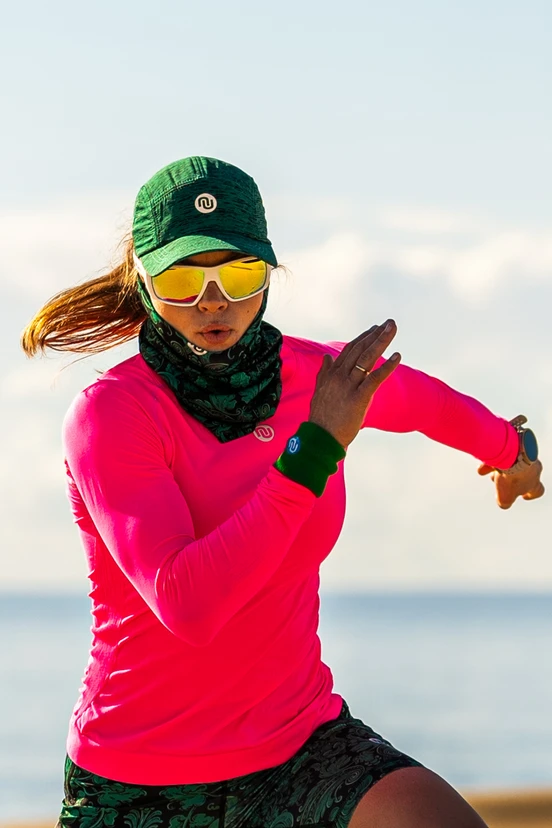 Multifunctional sports snood Ornamo Verde - packshot