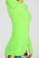 Oddychający longsleeve sportowy Ultra GloLime - packshot