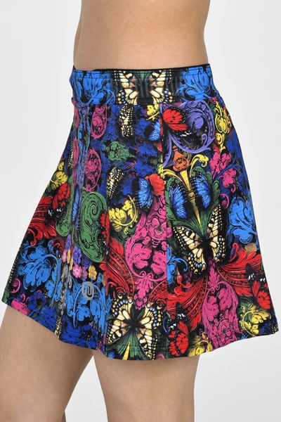 Pleated sport skirt with leggings Mosaic Ritmo