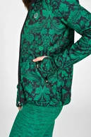 Premium zipped hoodie Ornamo Verde - packshot