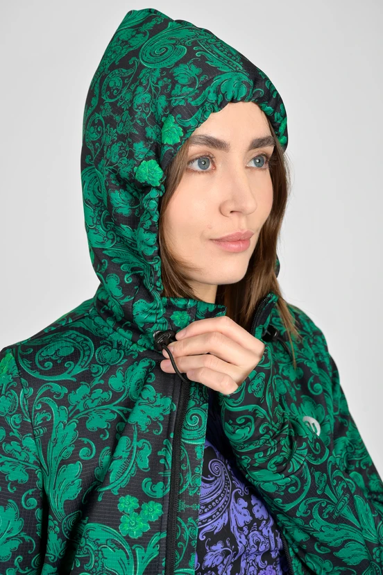 Premium zipped hoodie Ornamo Verde - packshot