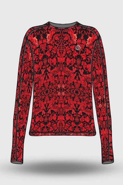 Preorder Bluza Basic Ornamo Red