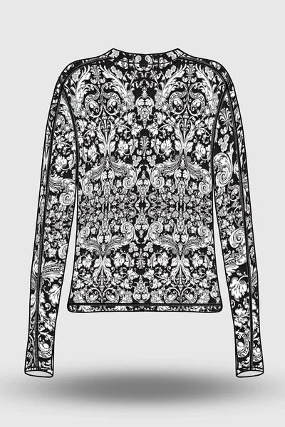 Preorder Bluza Basic Ornamo White