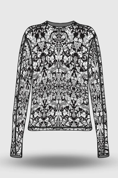 Preorder Bluza Basic Ornamo White