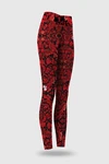 Preorder Legginsy regular z pasem Pro Ornamo Red