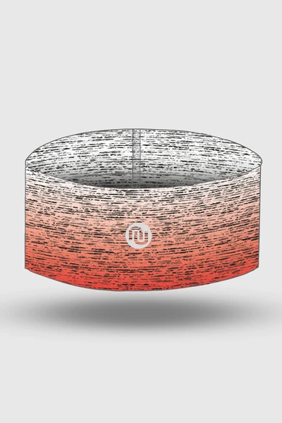 Preorder Sports headband Melange White-Red