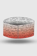 Preorder Sports headband Melange White-Red - packshot