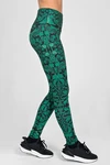 Regular leggings with waistband Basic Ornamo Verde