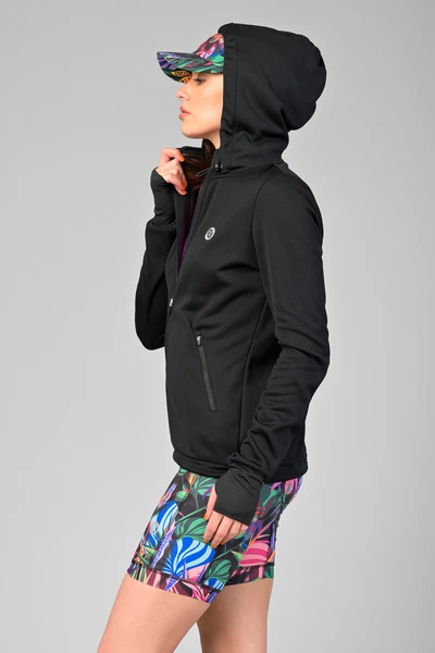 Rozpinana bluza Windblock z kapturem Black