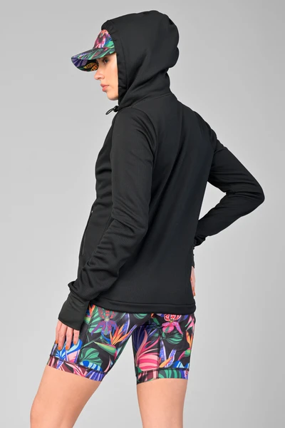 Rozpinana bluza Windblock z kapturem Black