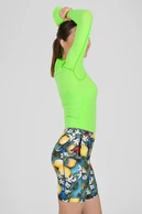 Short leggings with stabilizing tapes Limone - packshot
