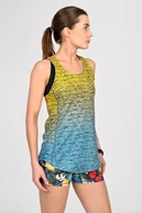 Short leggings with stabilizing tapes Limone - packshot