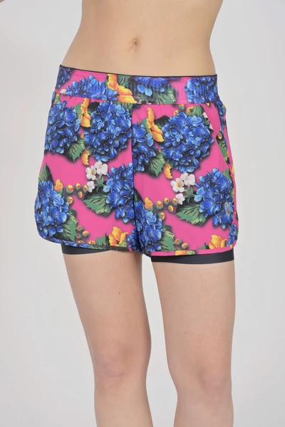 Spodenki sportowe z legginsami damskie Fiorelle