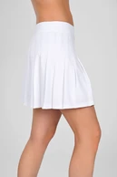 Spódnica sportowa z legginsami plisowana White - packshot