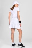 Spódnica sportowa z legginsami plisowana White - packshot