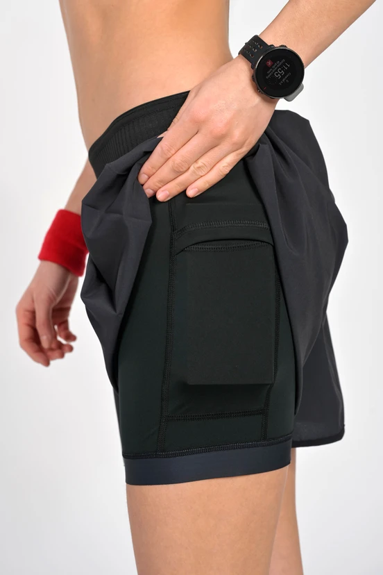 Spódnico-spodenki sportowe z legginsami Skort Black - packshot