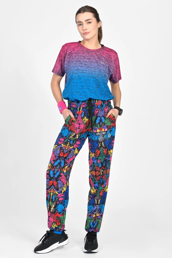 Spodnie dresowe damskie loose Mosaic Ritmo - packshot