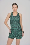 Tank top bokserka damska Ornamo Verde