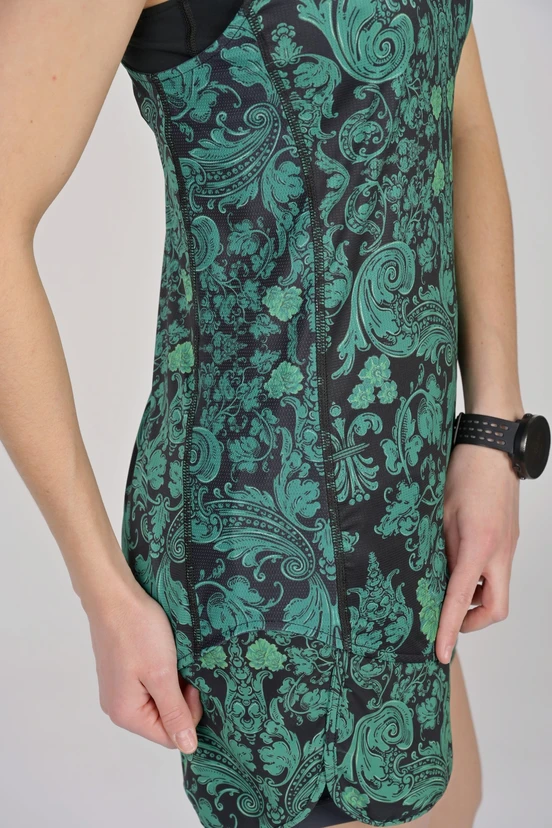 Tank top bokserka damska Ornamo Verde - packshot