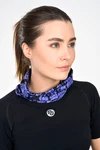 Multifunctional sports snood Ornamo Viola