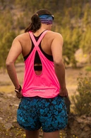 Women's boxer tank top Pink - packshot