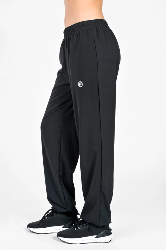 Women's loose sweatpants Black - packshot