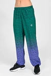 Women's loose sweatpants Melange Verde-Viola
