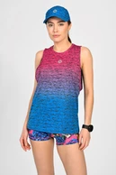 Women's sleeveless shirt Melange Melange Azzurro-Rosa - packshot