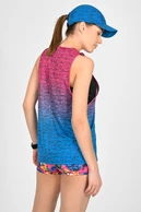 Women's sleeveless shirt Melange Melange Azzurro-Rosa - packshot