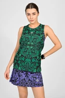 Women's sleeveless shirt Ornamo Verde - packshot