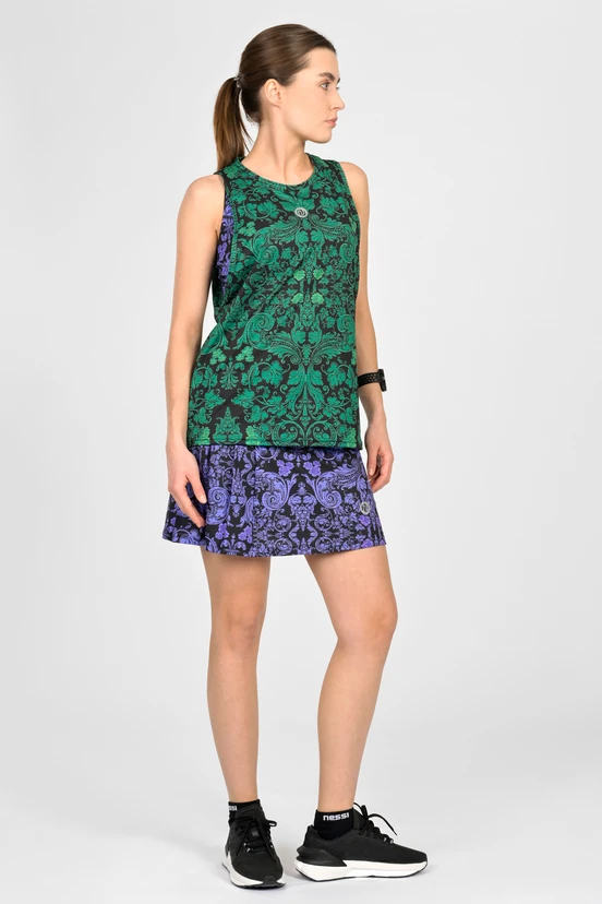 Women's sleeveless shirt Ornamo Verde - packshot
