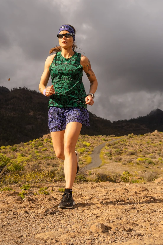 Women's sleeveless shirt Ornamo Verde - packshot