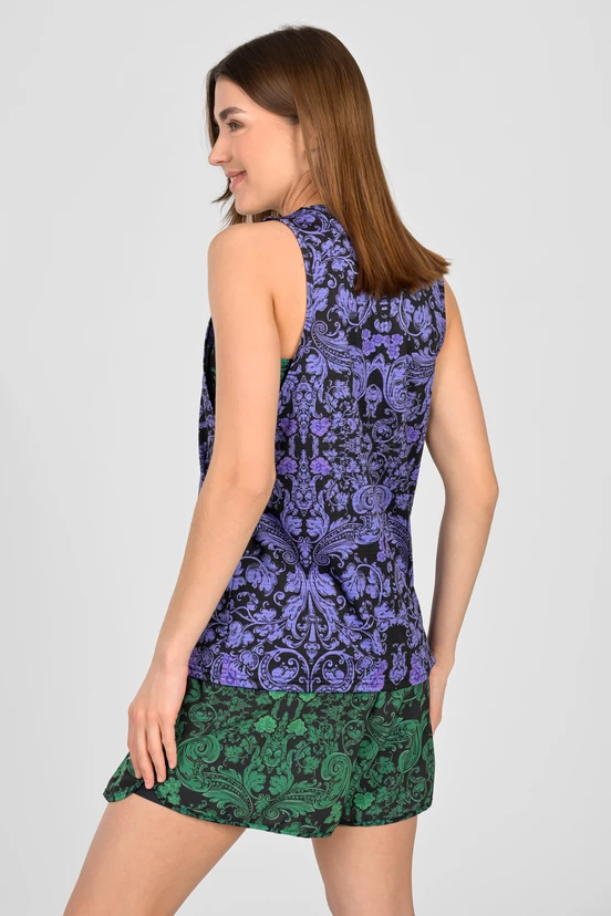 Women's sleeveless shirt Ornamo Viola - packshot