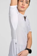 Women's sports T-shirt Zip White - packshot