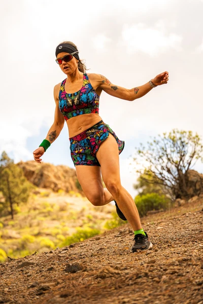 Women's sports shorts Airflow with figs Mosaic Ritmo