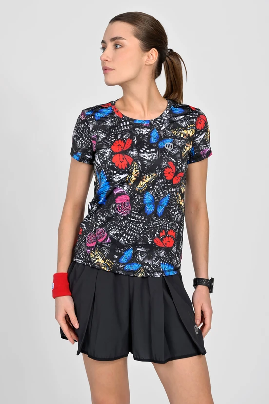 Women's sports shorts with leggings Black - packshot